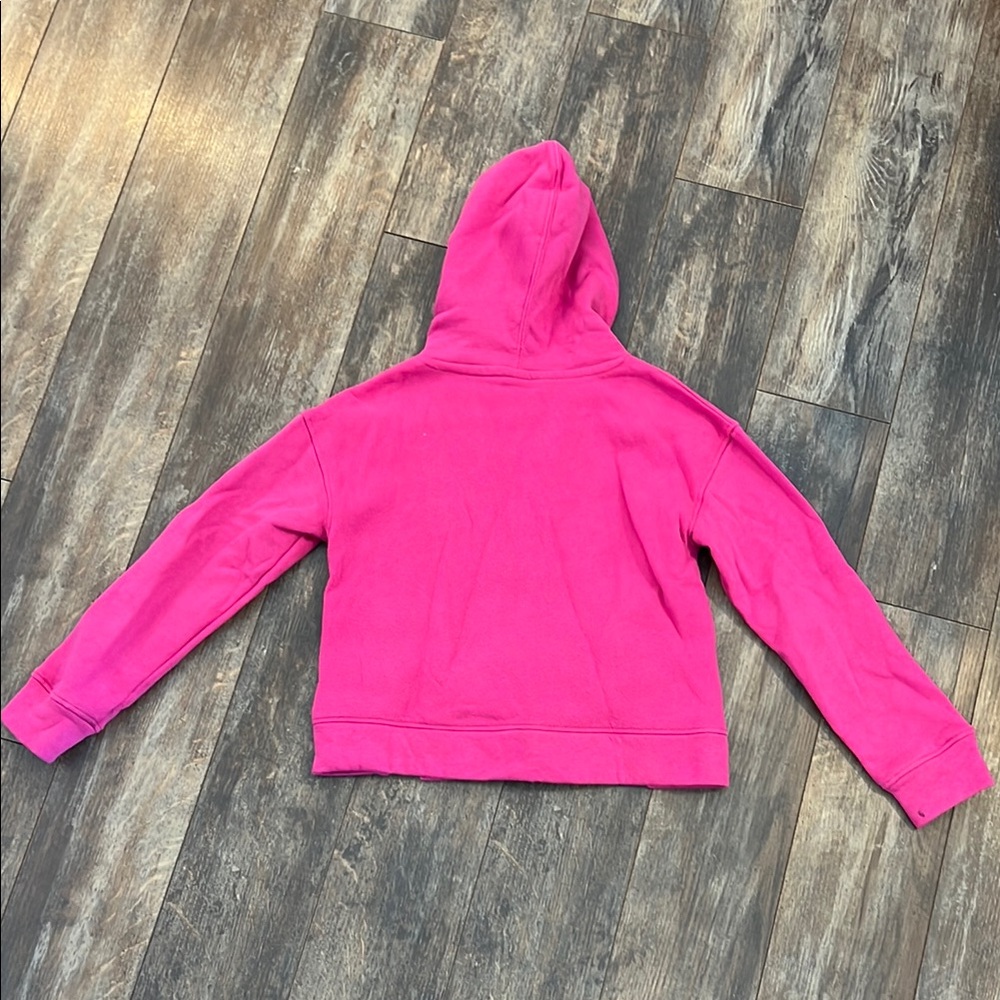 bcg Pink Hoodie with Heart Design and Long Sleeves - Picture 11 of 12